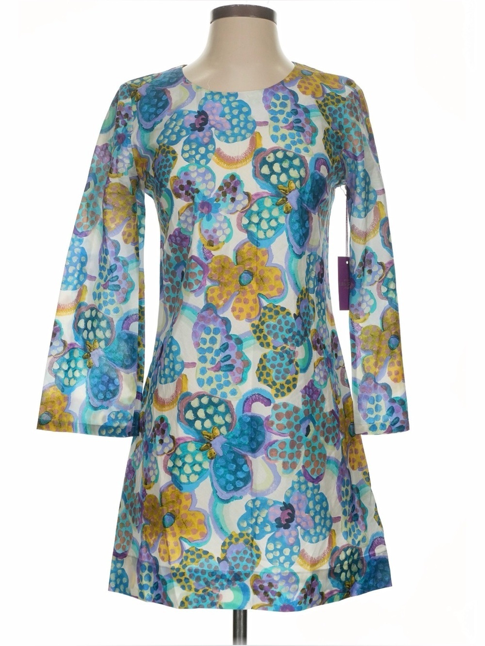 WEAR CISSA 100% Cotton Twiggy Dress Made w/ Liberty Fabric Size Small NWT